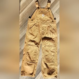 CARHARTT KIDS' CANVAS BIB OVERALL 3T (Carhartt Brown)